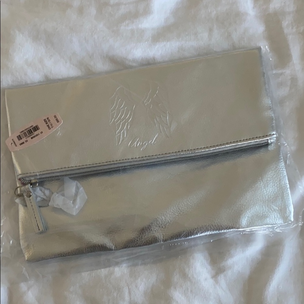Victoria’s Secret Angel Zipper Foldover Clutch